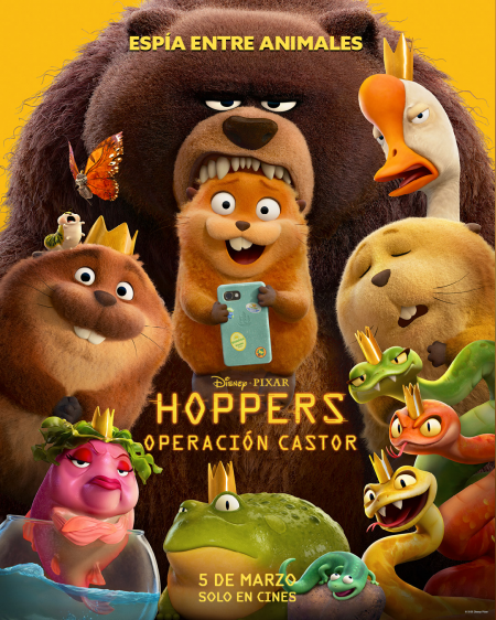 PRE-ESTRENO : HOPPERS: OPERACIÓN CASTOR 3D
