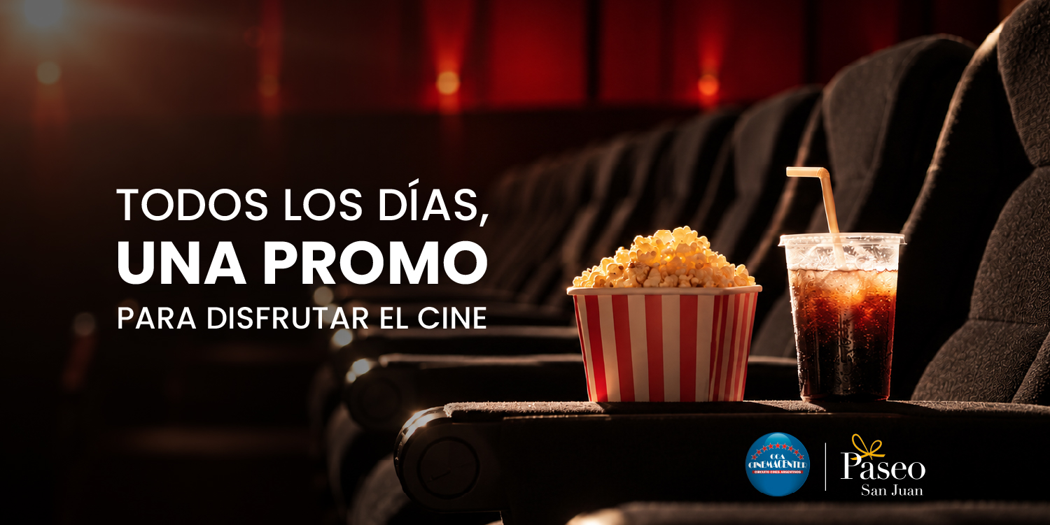 Viví el cine con beneficios todos los días