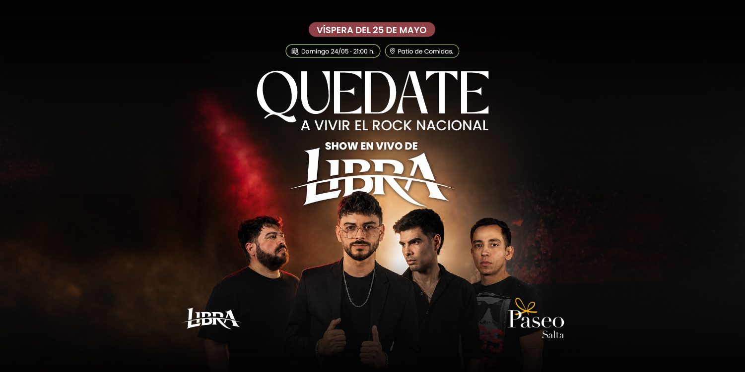 Rock Nacional en Vivo en Paseo Salta