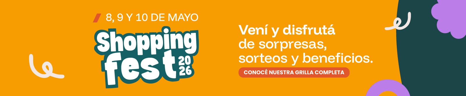 Cronograma Shopping Fest San Juan