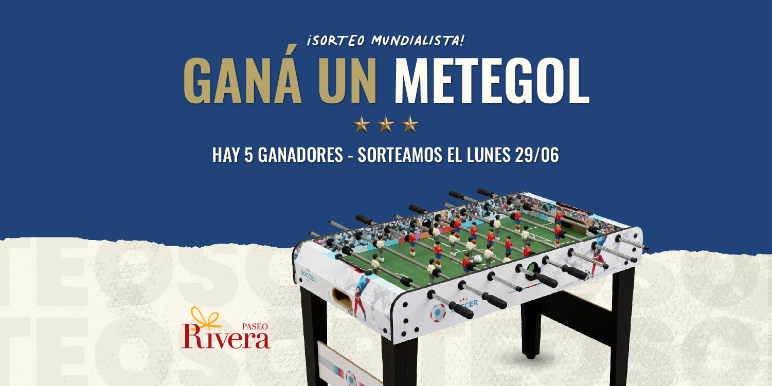 Sorteamos 5 metegoles