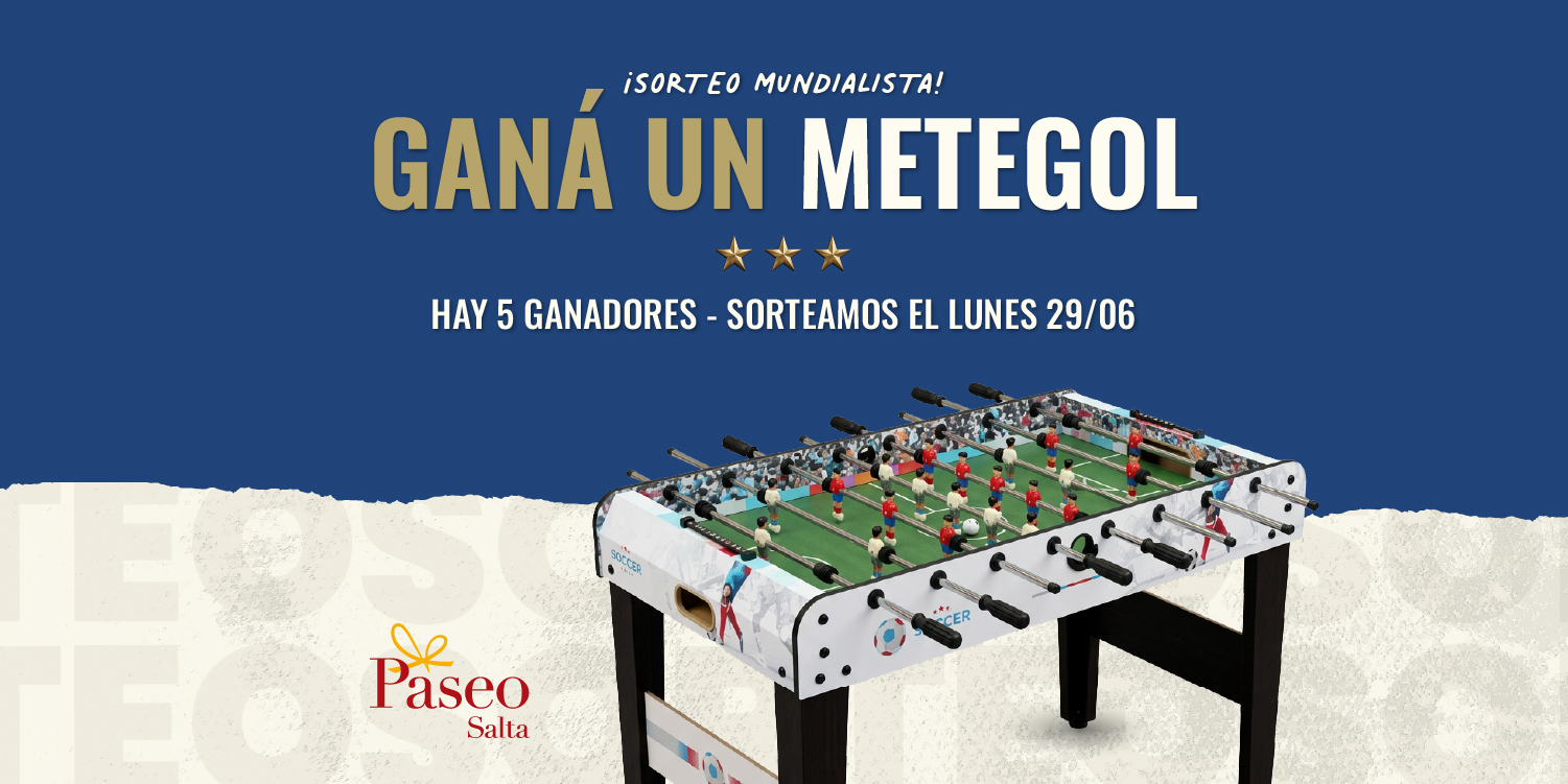 Sorteamos 5 metegoles