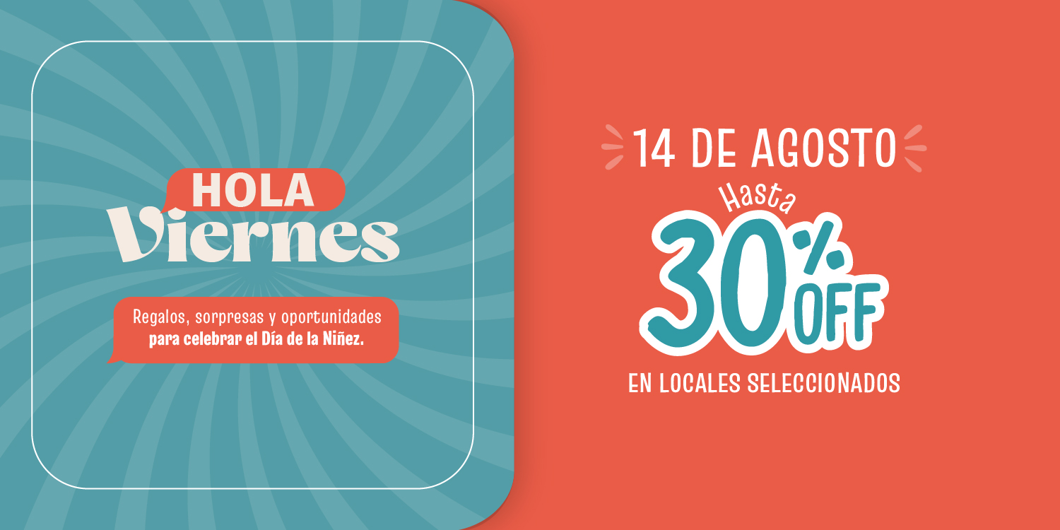 🎁 Hola Viernes: regalos, descuentos y un plan para disfrutar