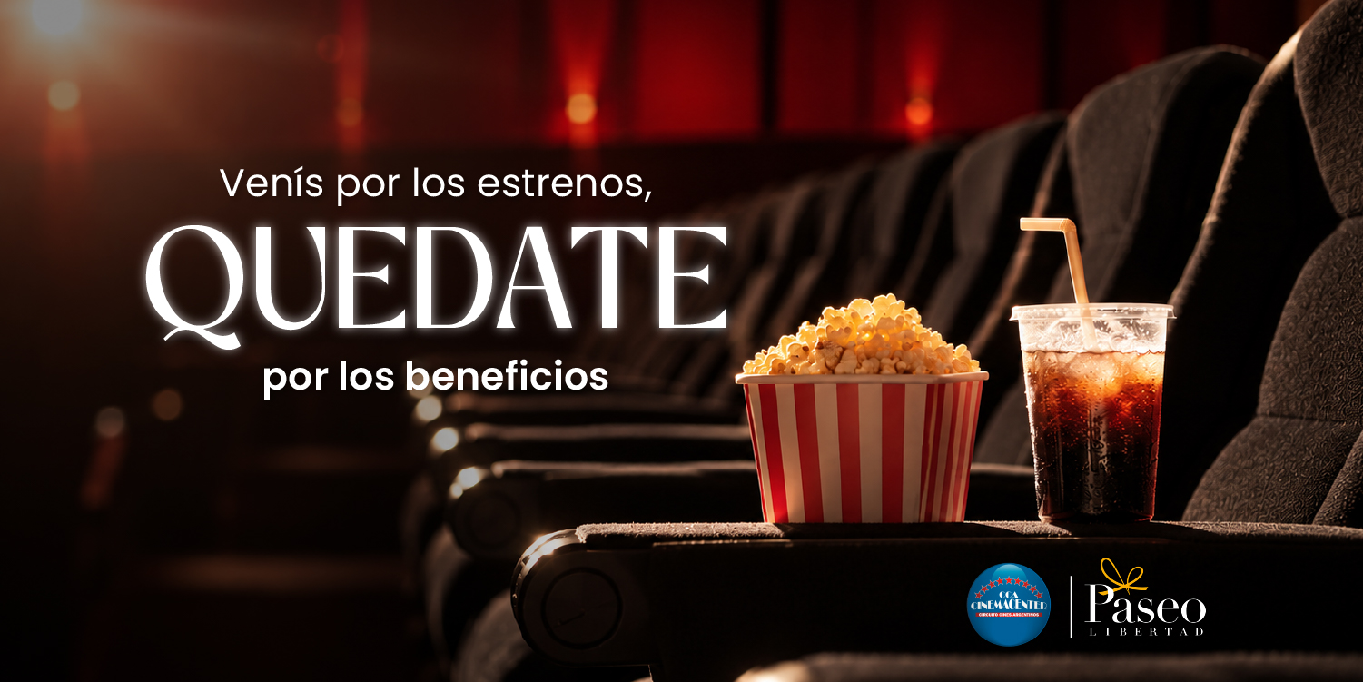 Viví el cine con beneficios todos los días
