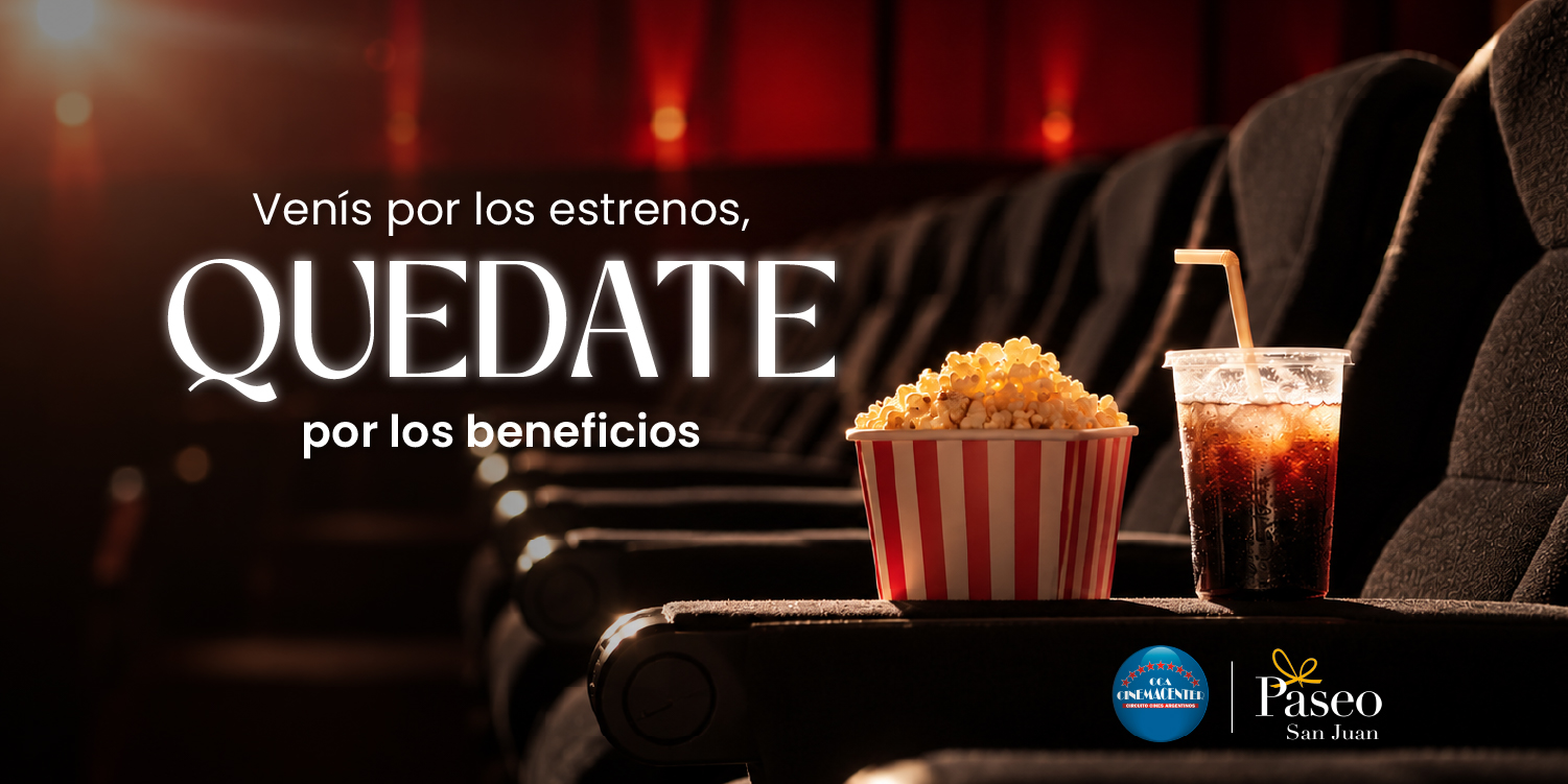 Viví el cine con beneficios todos los días