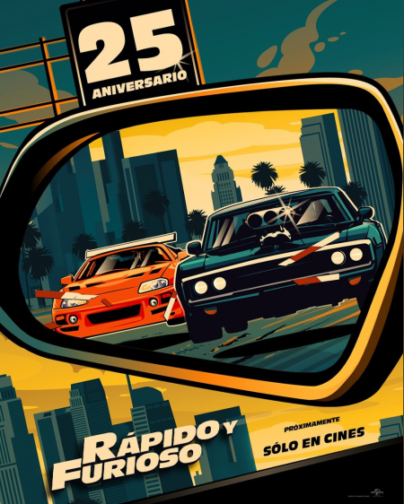 Rápidos y furiosos 25 Aniversario (RE ESTRENO) 2D