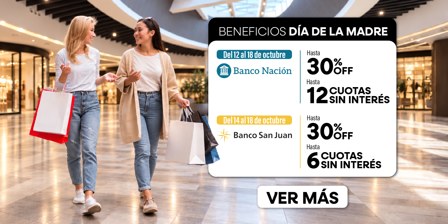Día de la Madre con 30% de ahorro en Paseo San Juan