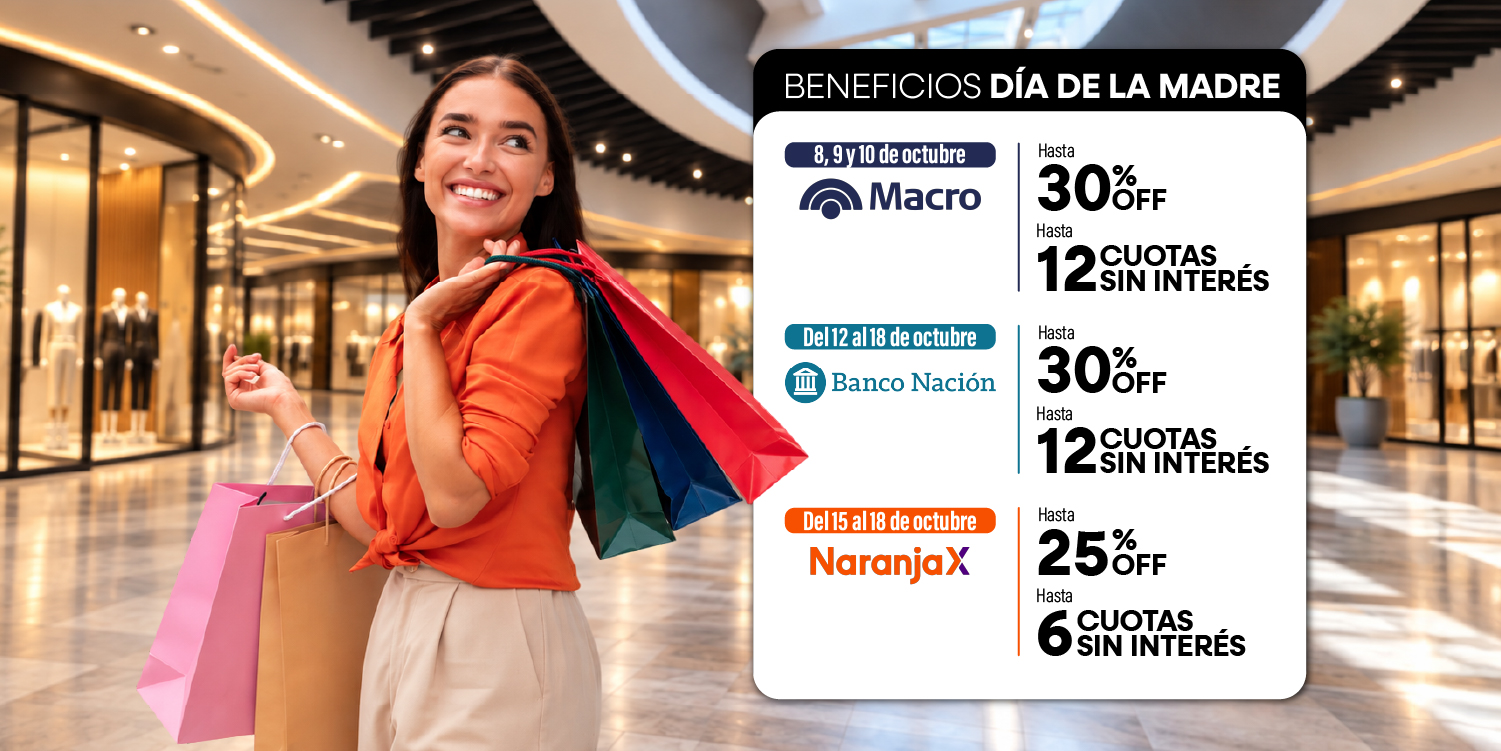 Este Día de la Madre, celebrá a mamá en Paseo Rivera