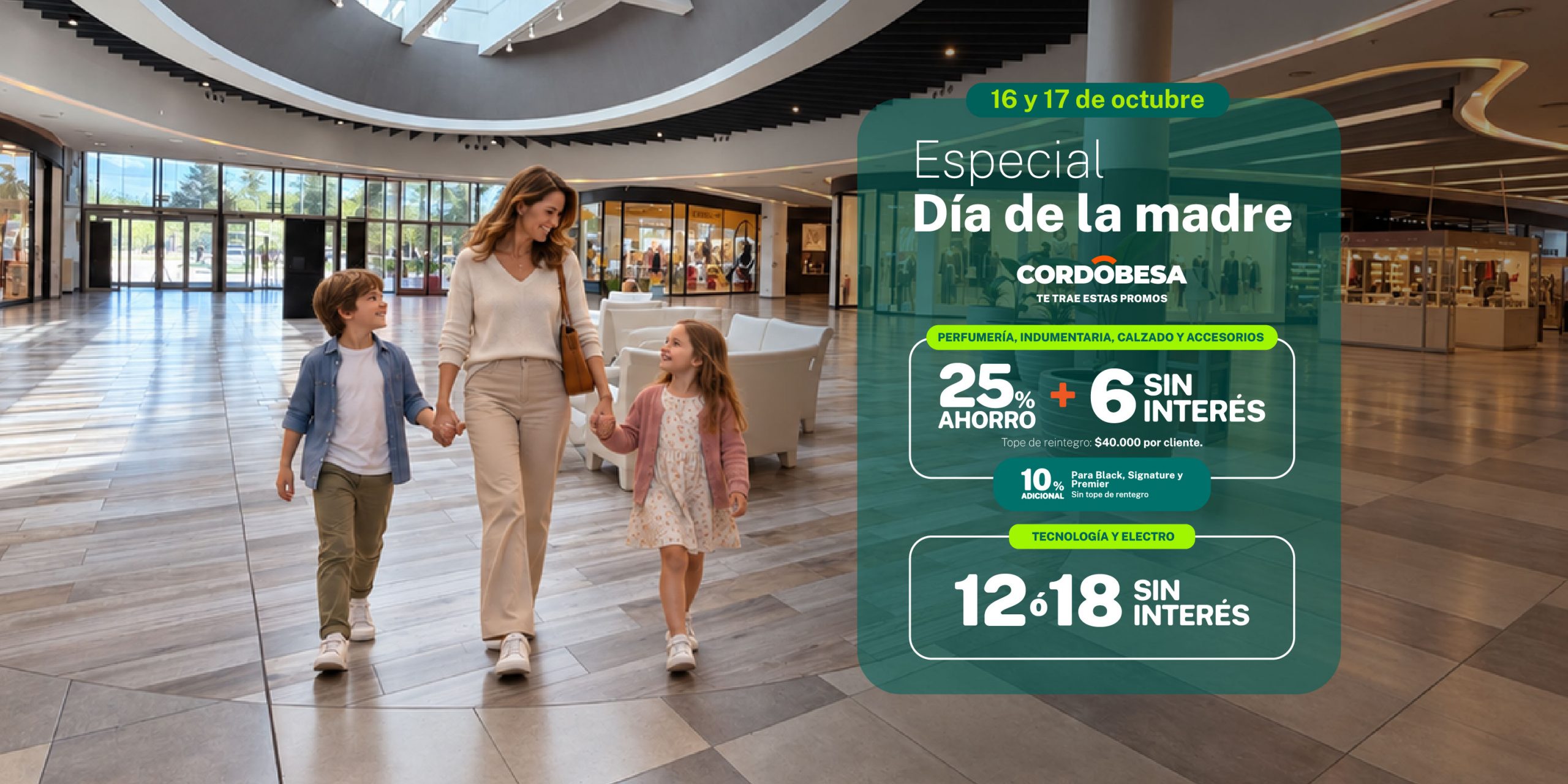 Día de la Madre con Cordobesa en Paseo Rivera